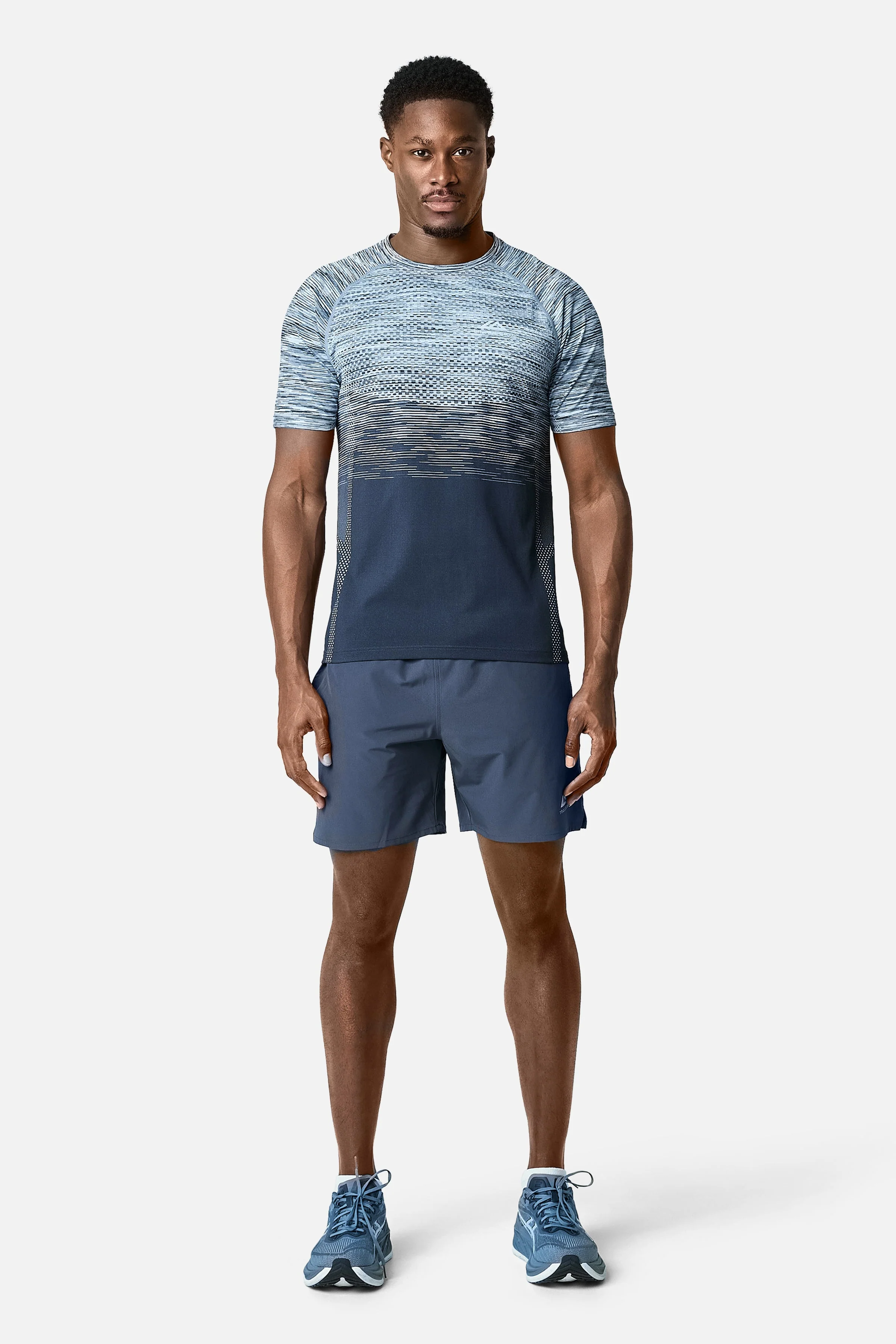 Apex Seamless Tee - Storm Blue/Steel Blue/Iceberg Blue/White - Image 4