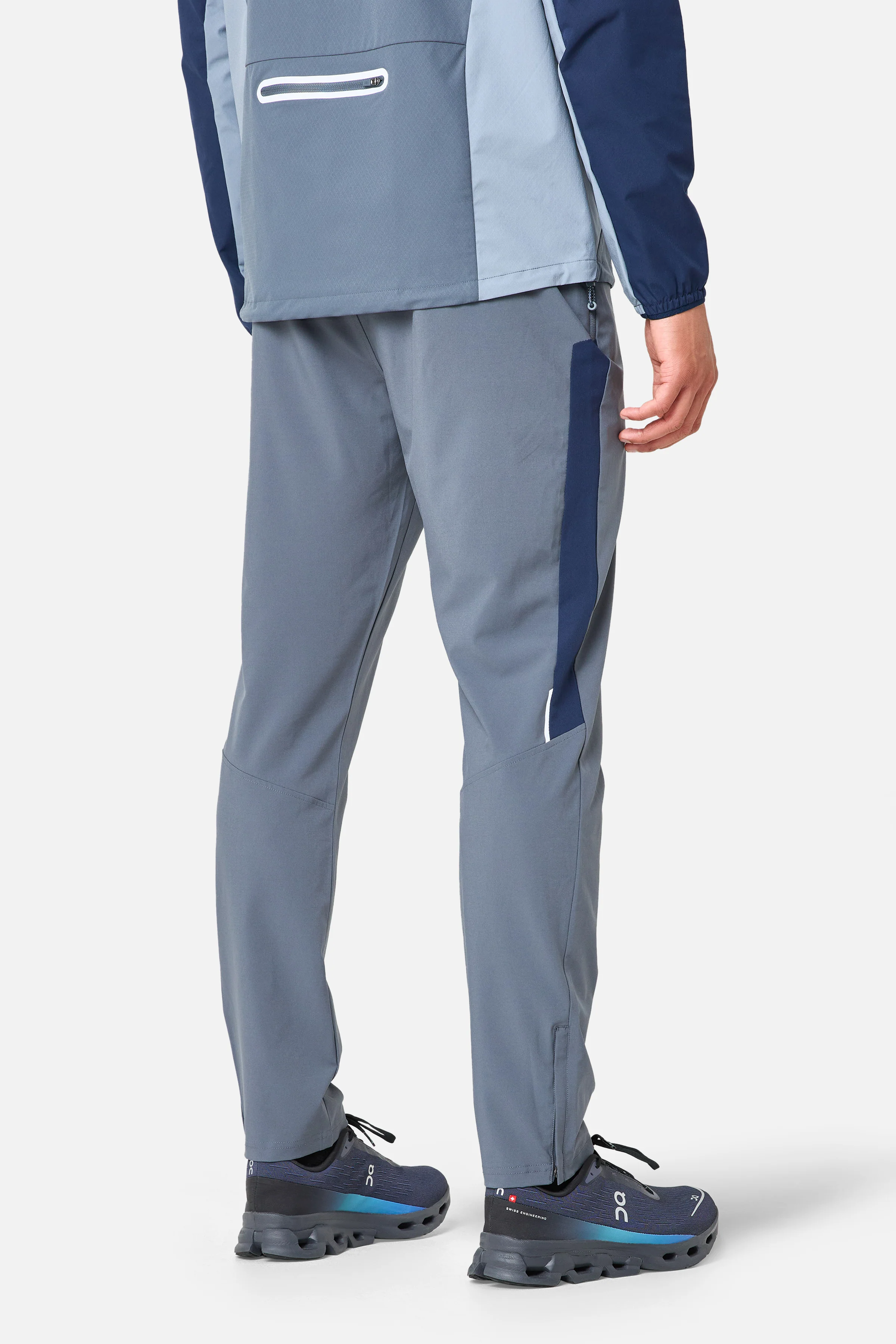 AW25 Triathlon Tracksuit - Storm Grey/Navy Blue - Image 5