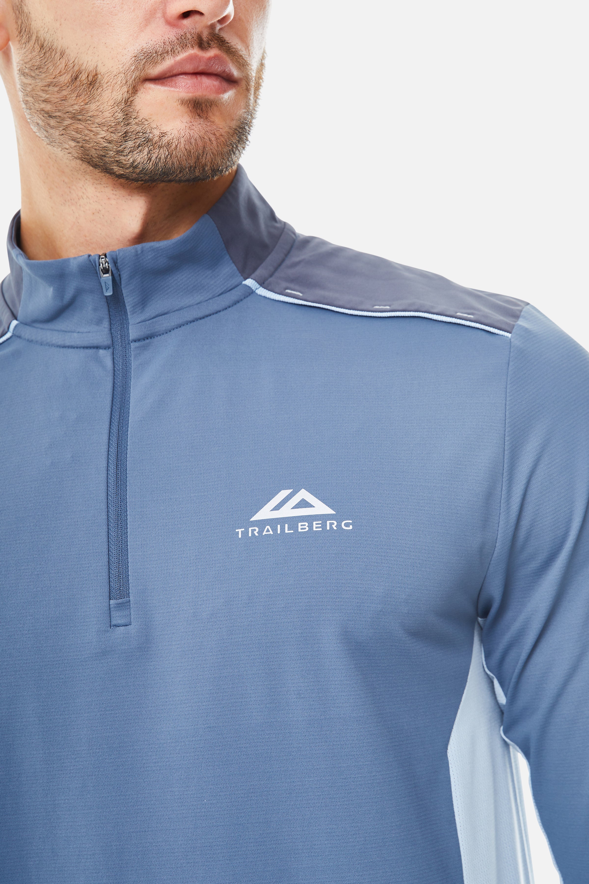 AW25 Triathlon 1/4 Zip - Breeze/Eclipse Blue/Blue Frost - Image 4