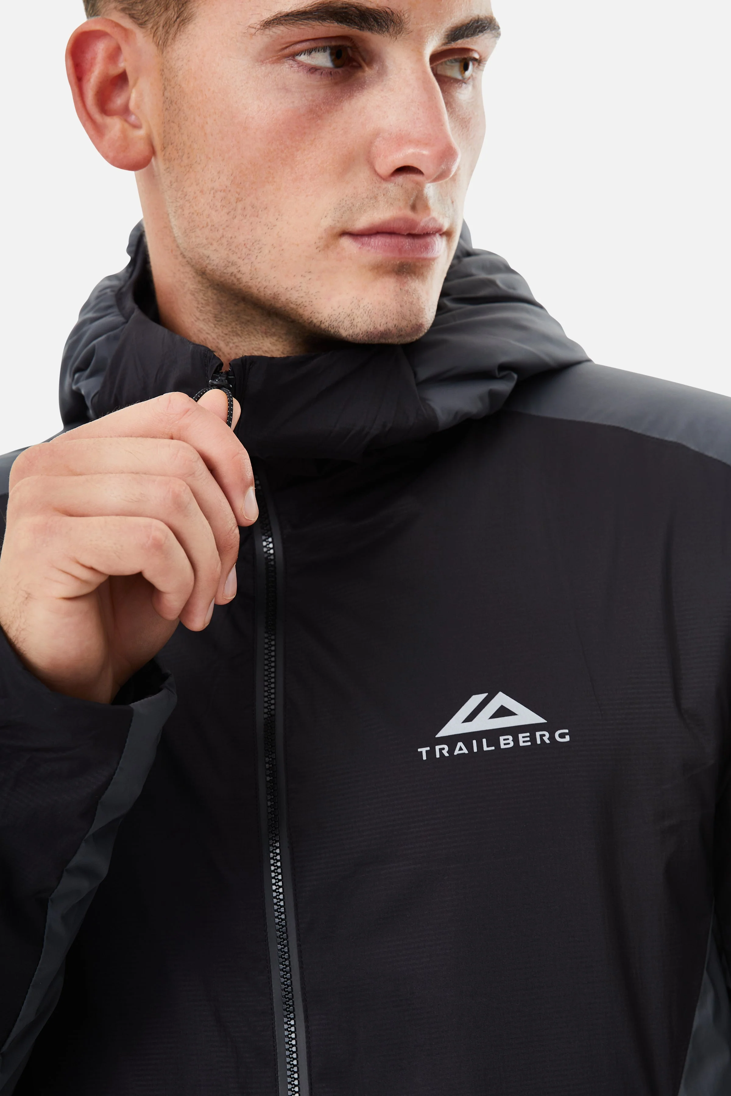 Blaze Insulated Jacket - Black/Volcano Grey - Image 7