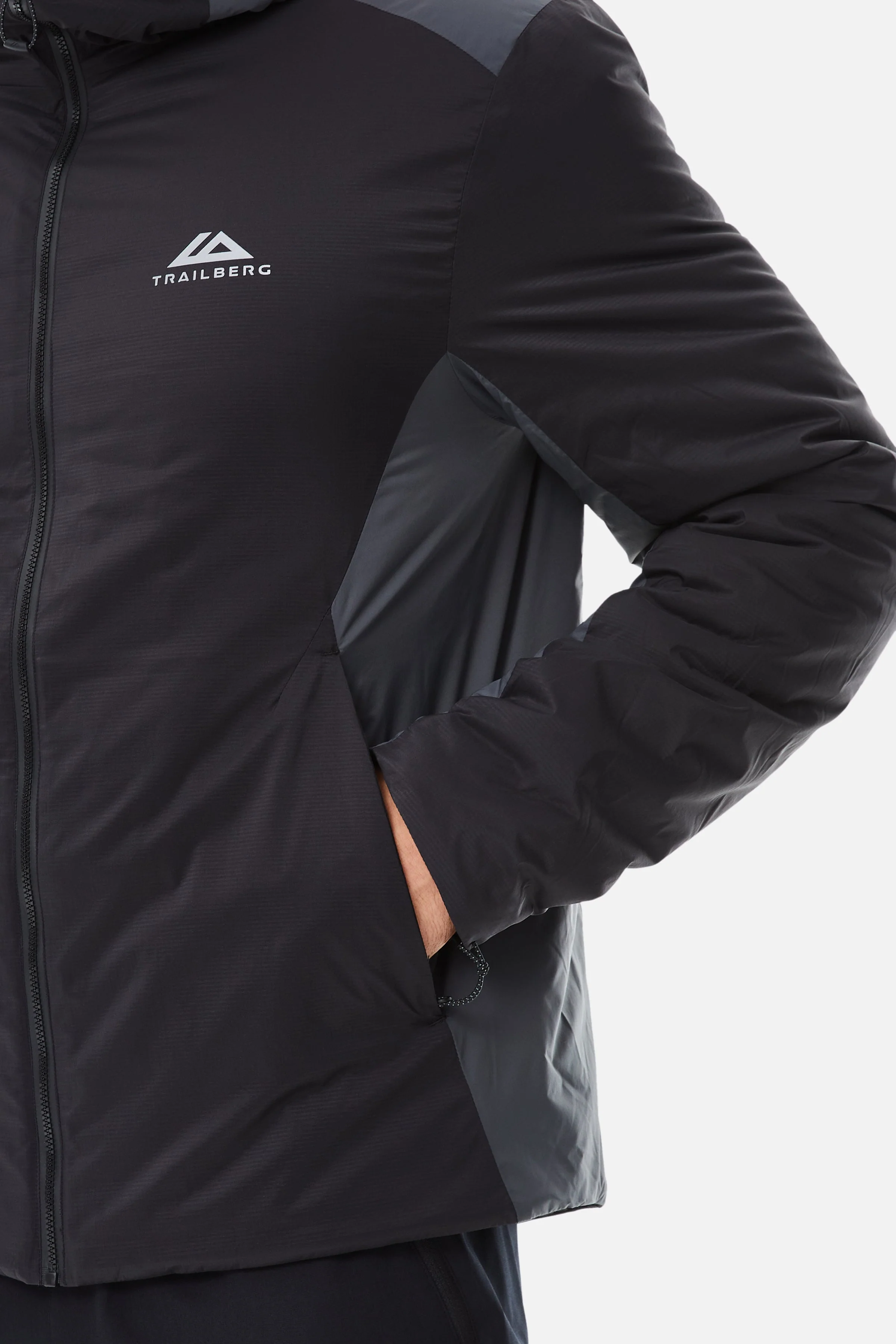 Blaze Insulated Jacket - Black/Volcano Grey - Image 8