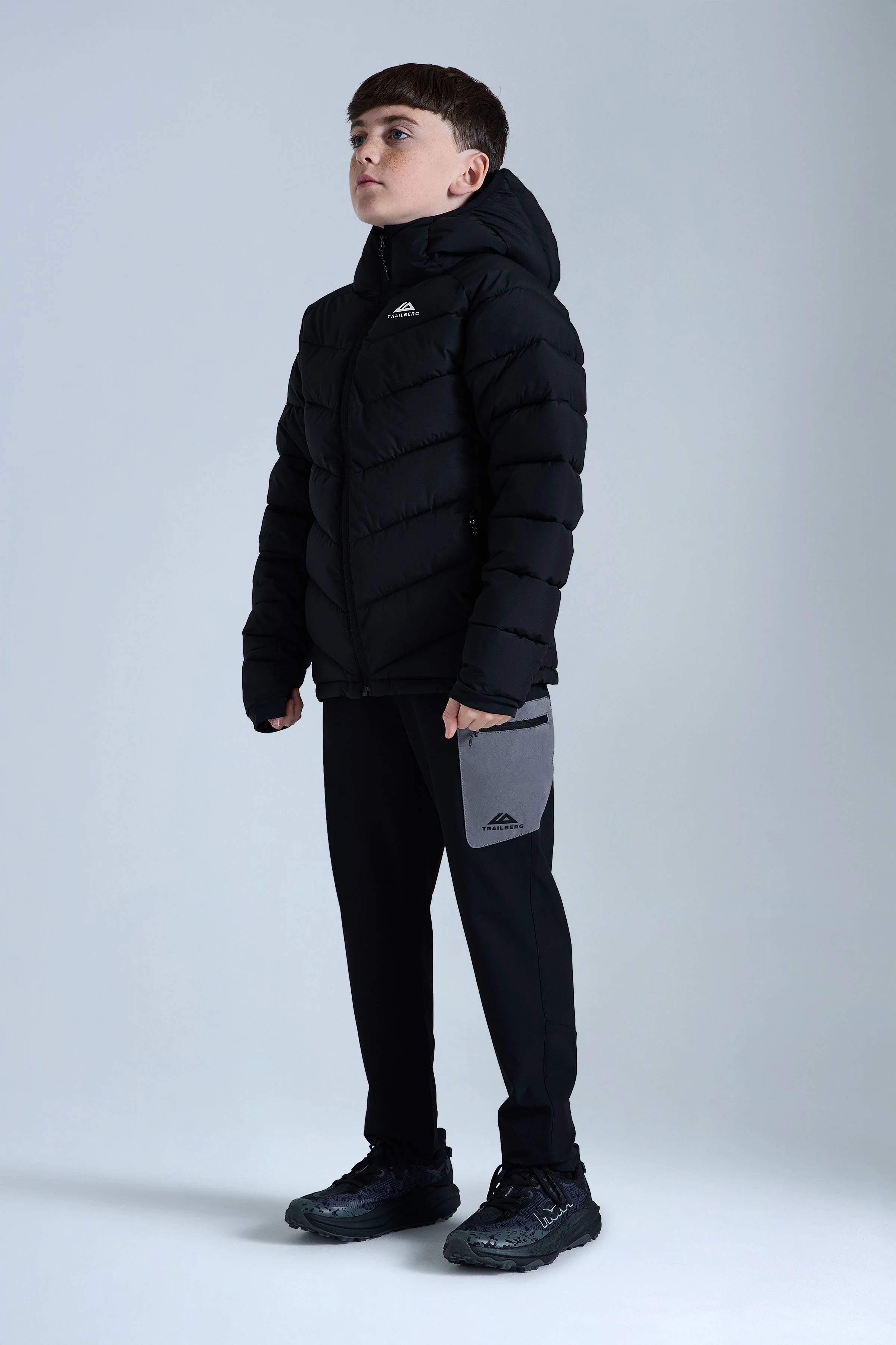 Boys Climate Insulated Jacket - Black - Image 4