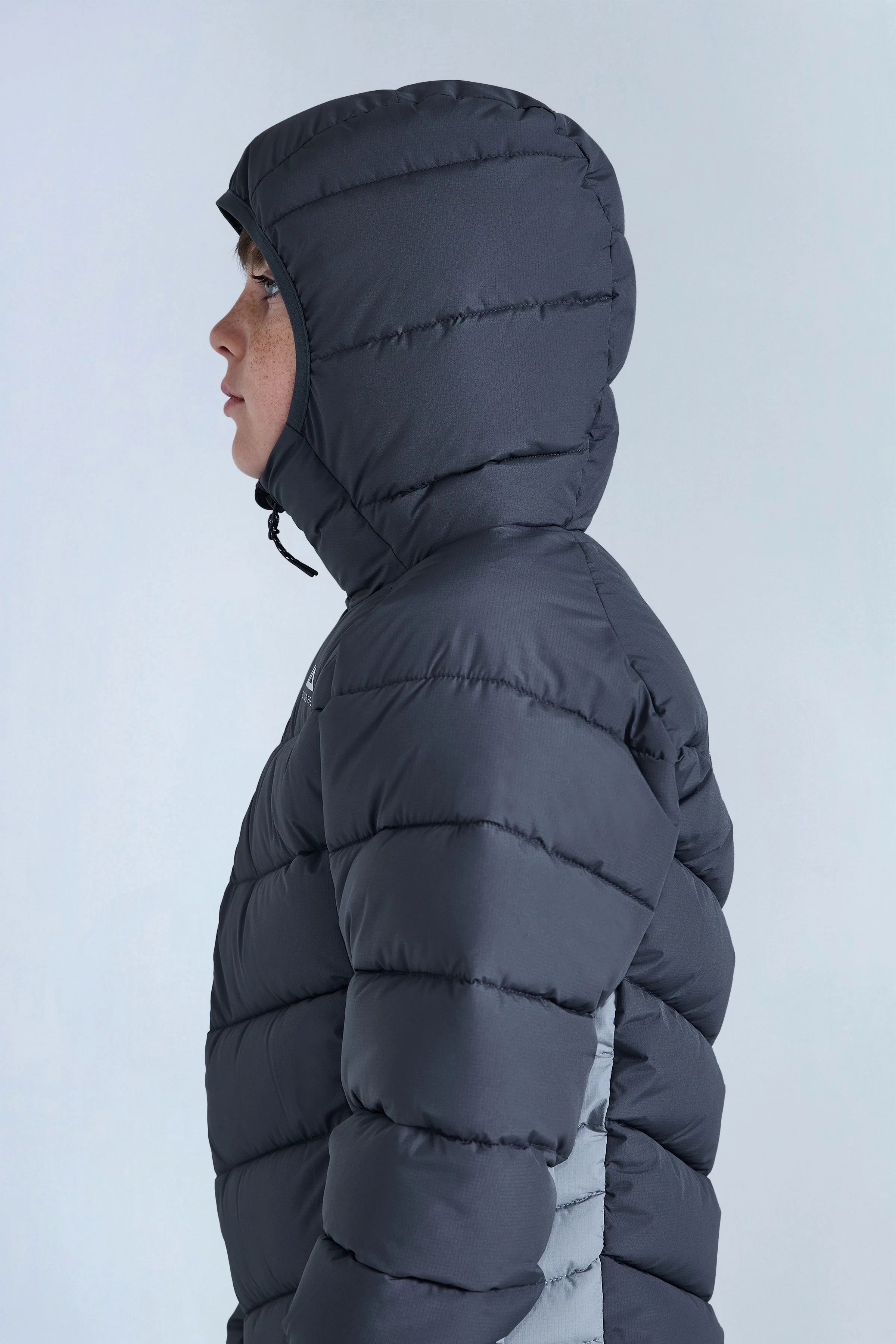 Boys Climate Insulated Jacket - Iron Grey/Moon Grey - Image 3