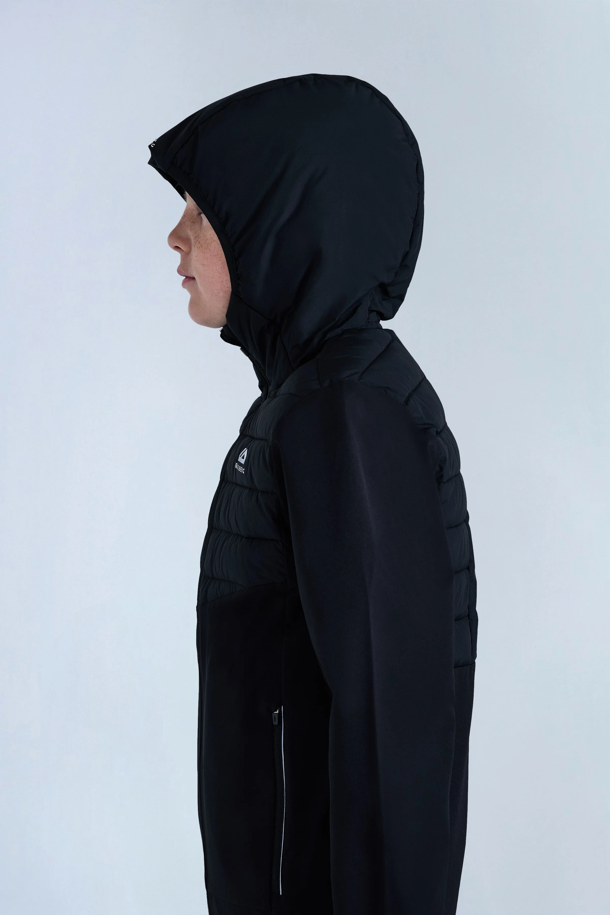 Boys Dune Hybrid Jacket - Black - Image 5