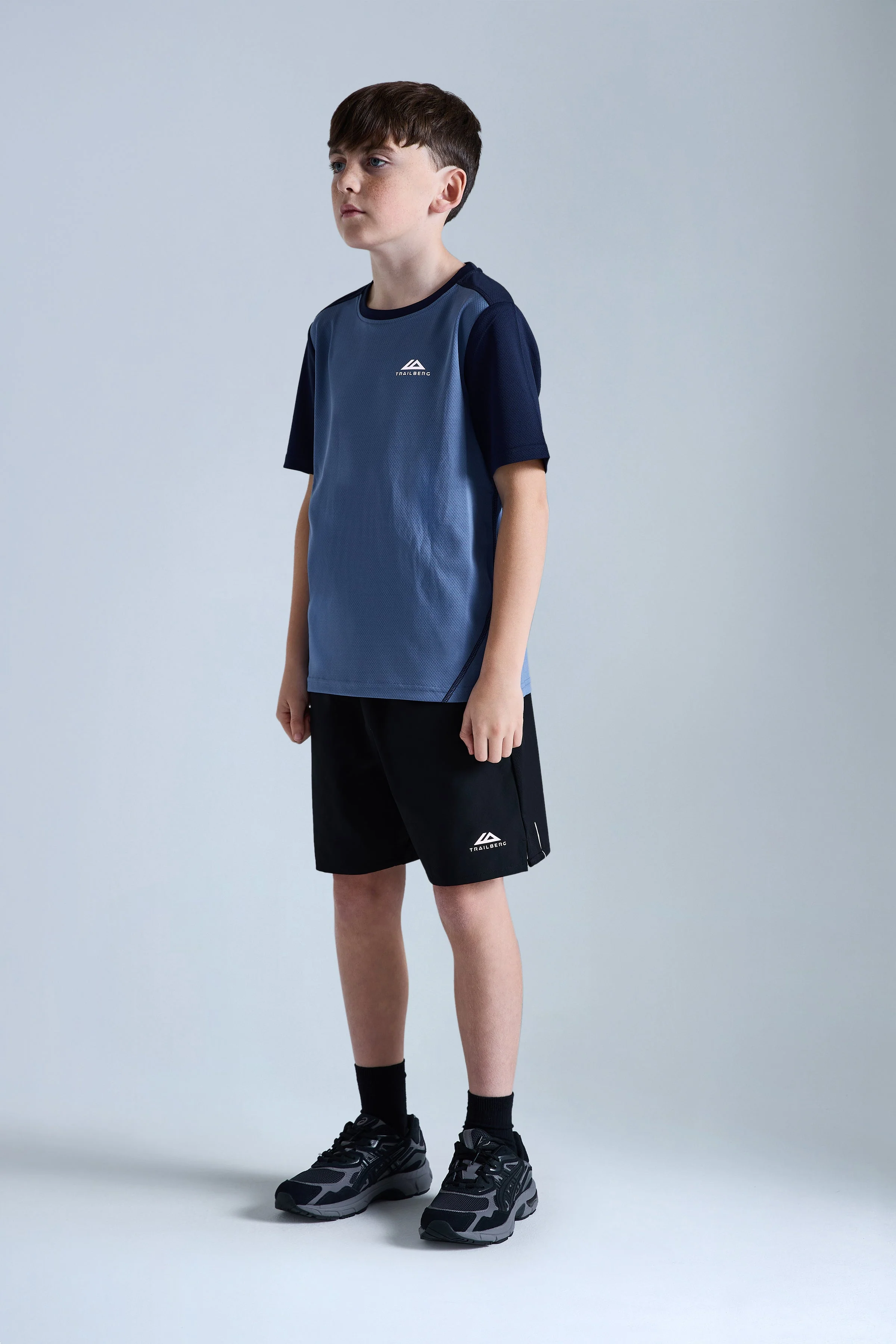 Boys Essentials Tee - Blue Essence/Navy Blue - Image 4