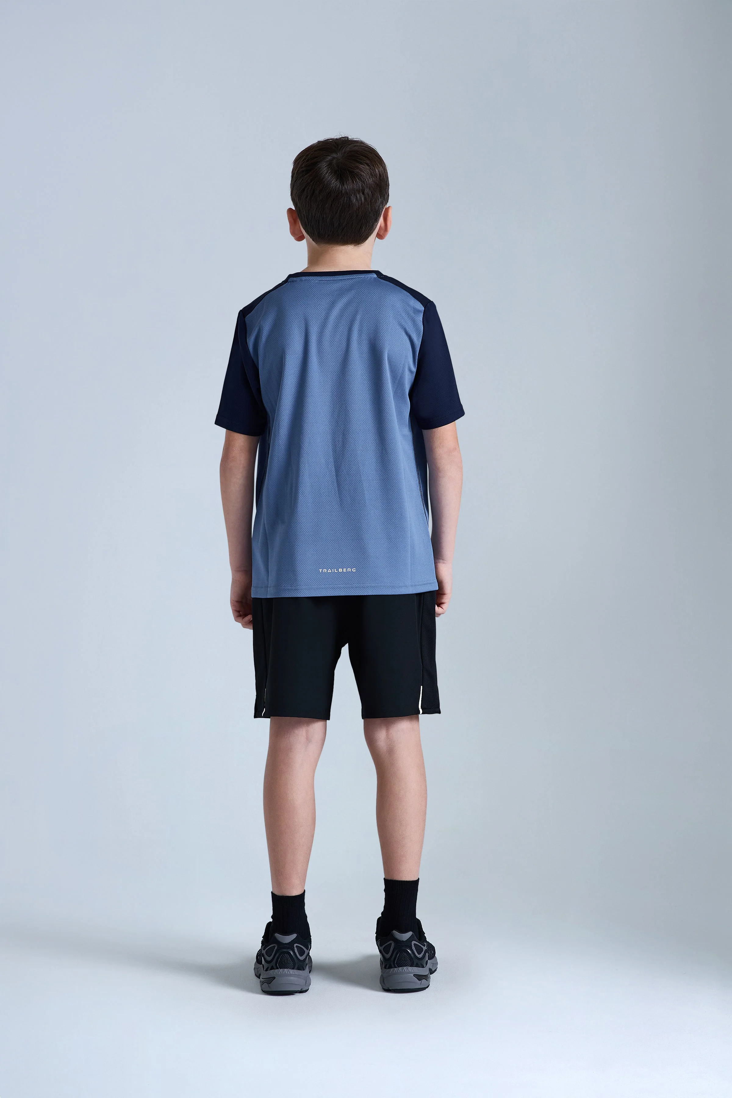 Boys Essentials Tee - Blue Essence/Navy Blue - Image 5