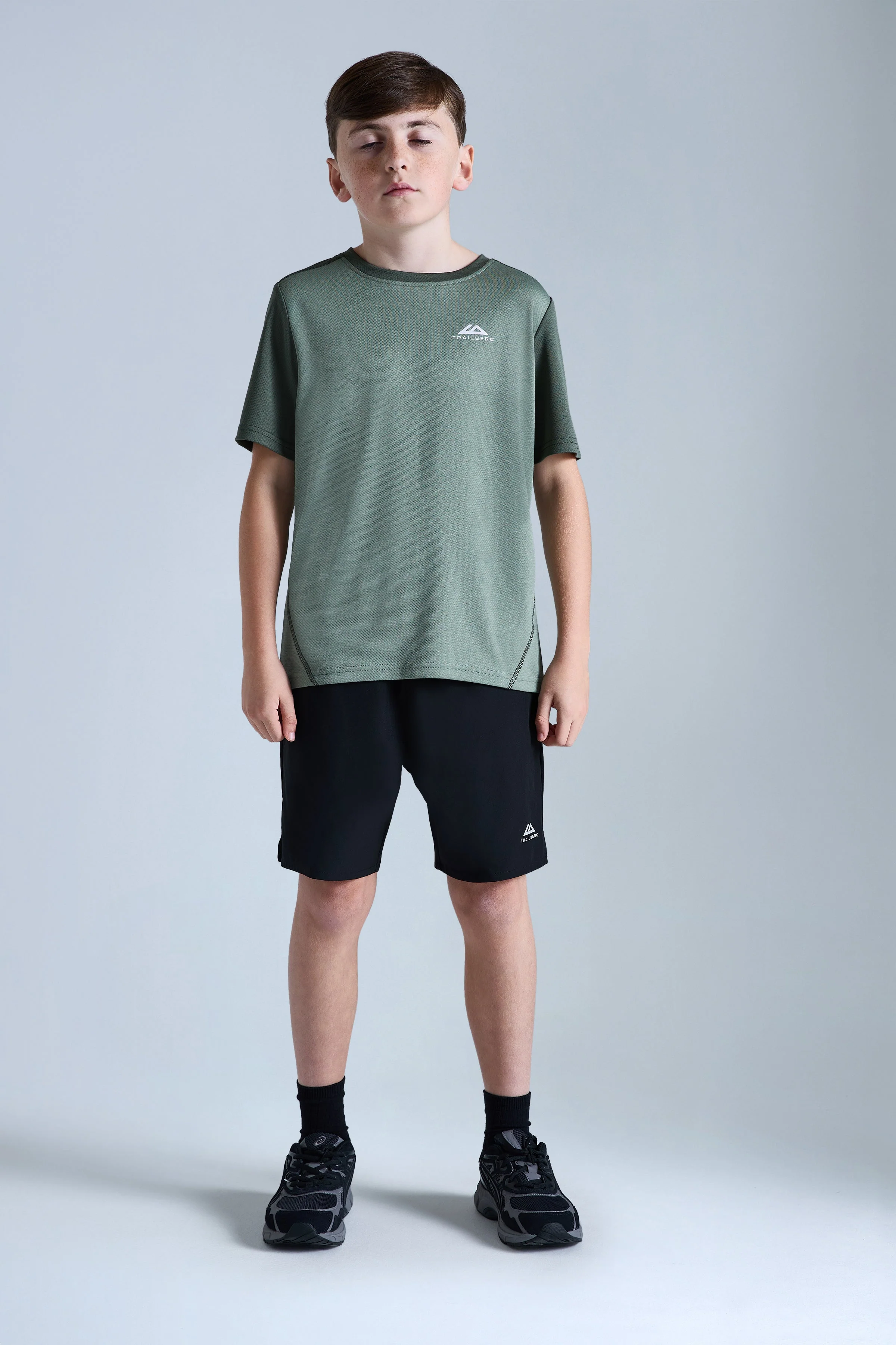 Boys Essentials Tee - Tidal Green/Dark Fern - Image 4