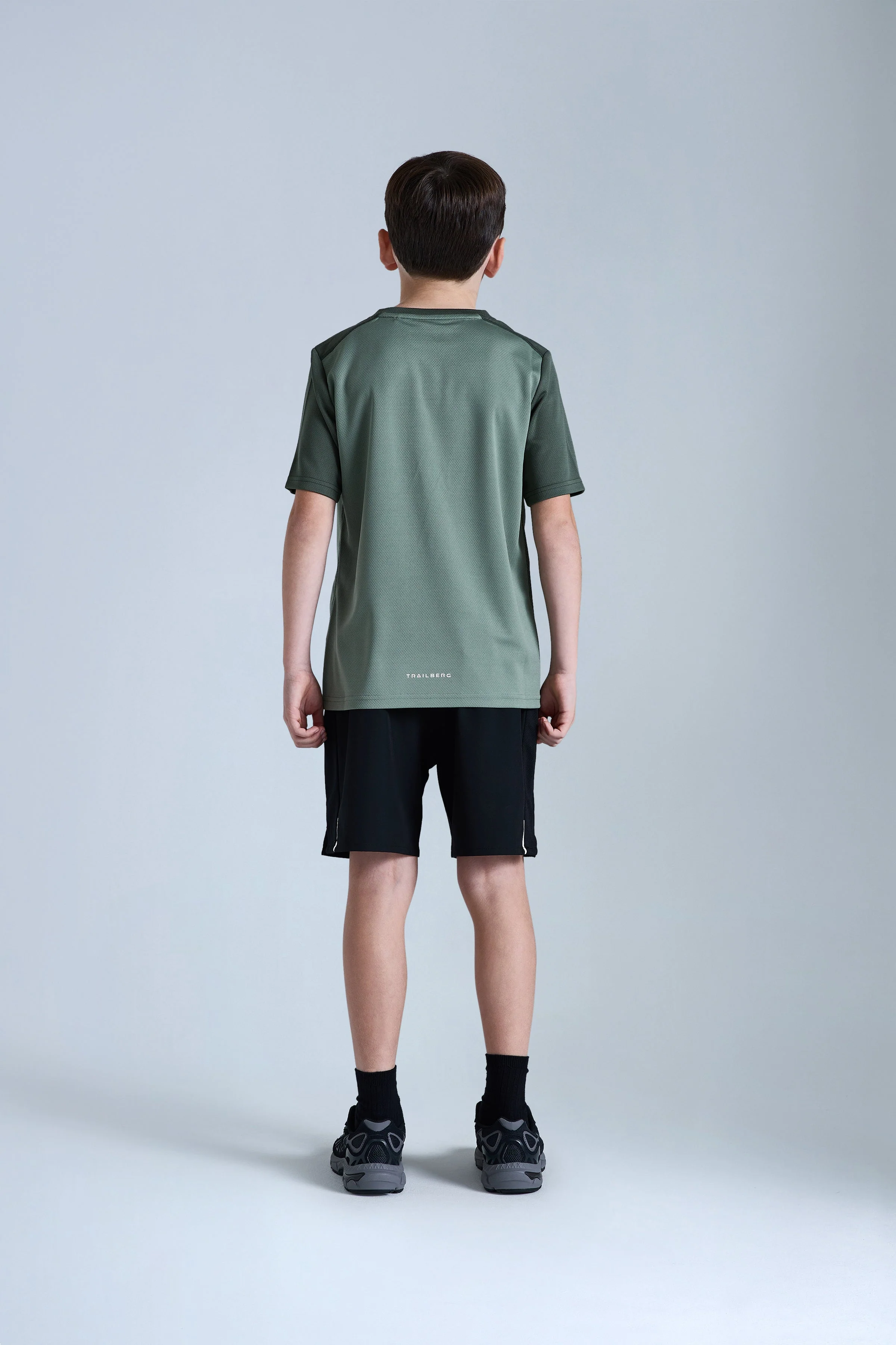 Boys Essentials Tee - Tidal Green/Dark Fern - Image 5