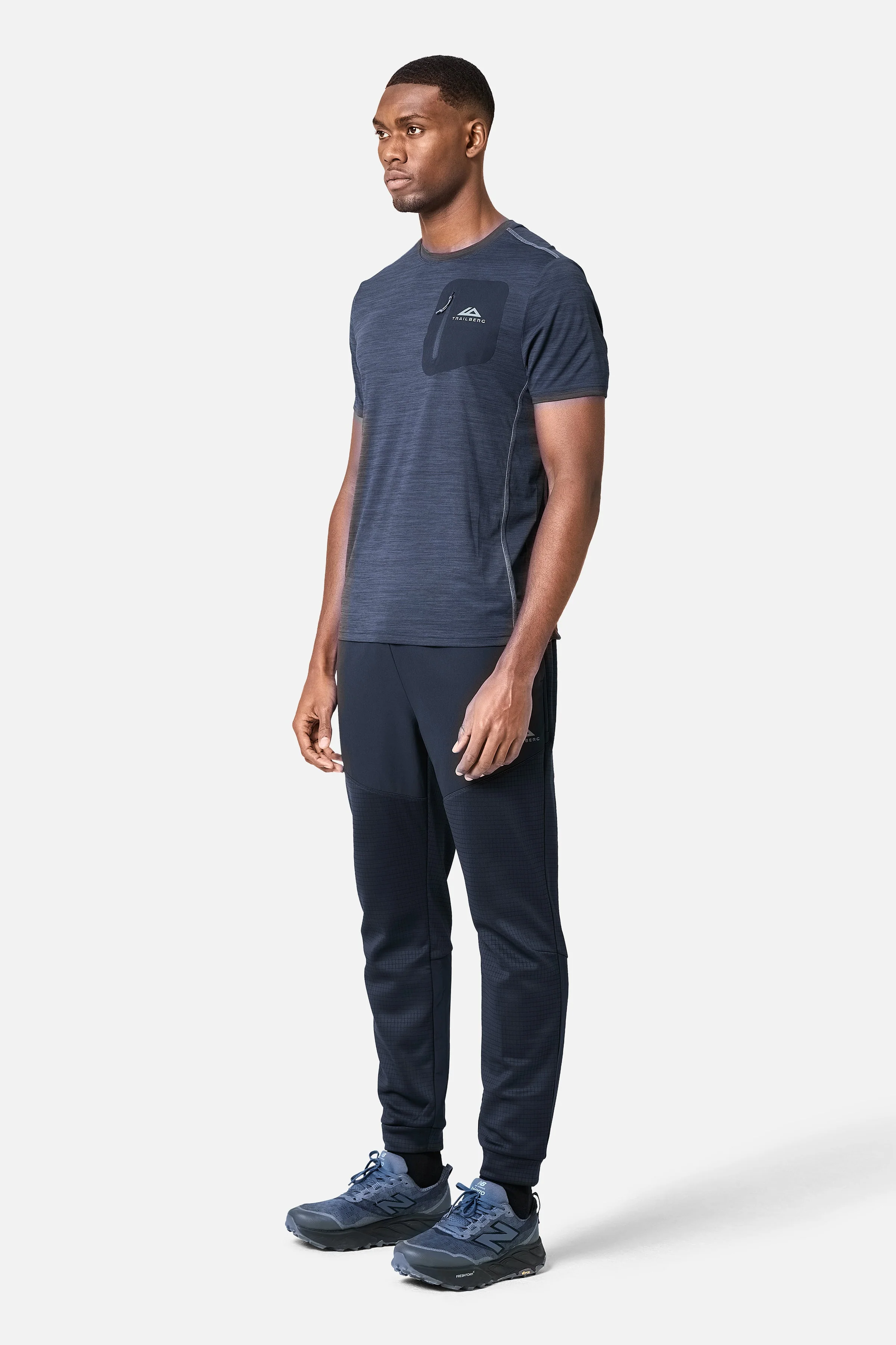District Pocket Tee - Deep Ocean/Storm Grey - Image 3