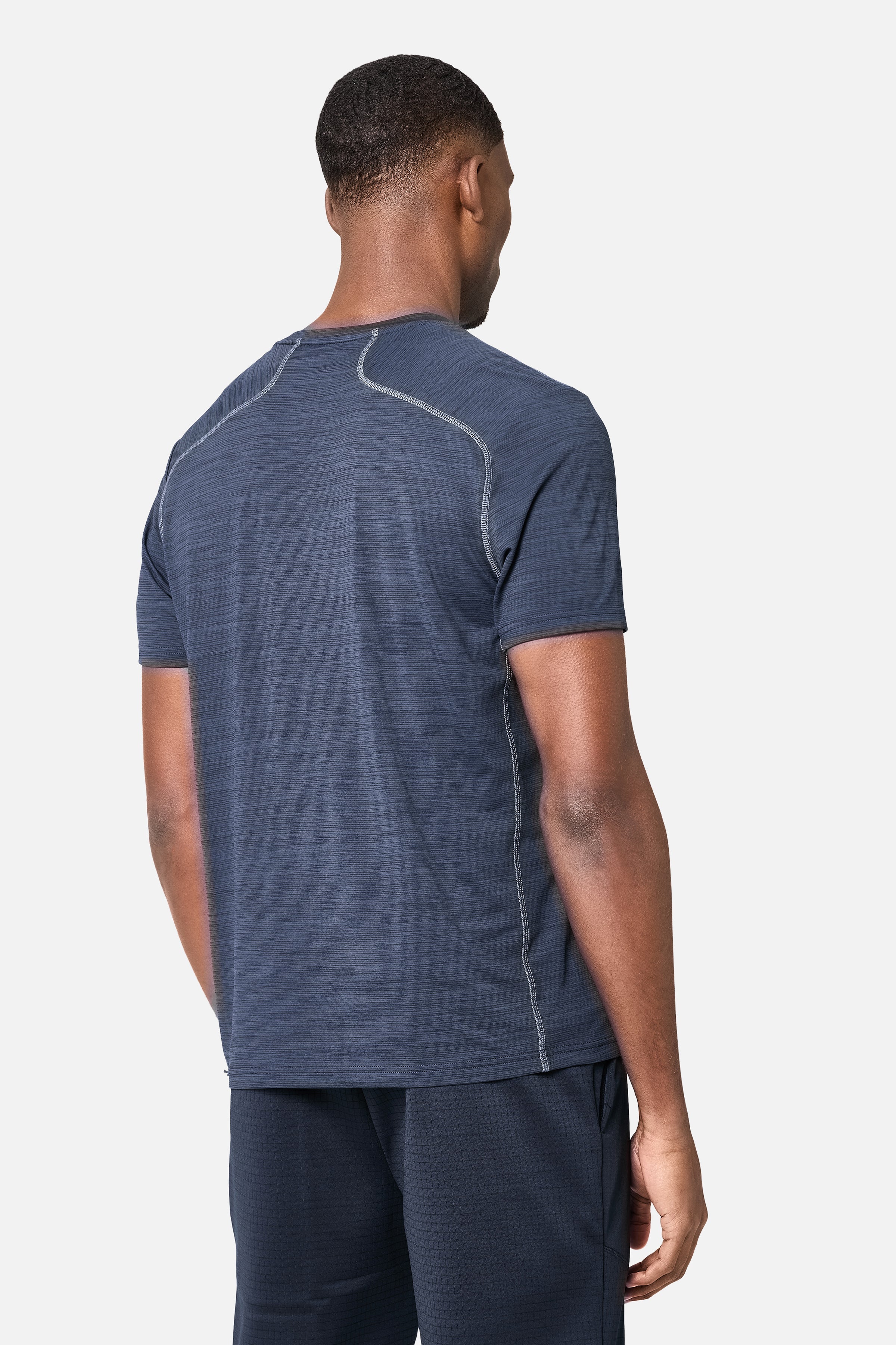 District Pocket Tee - Deep Ocean/Storm Grey - Image 4
