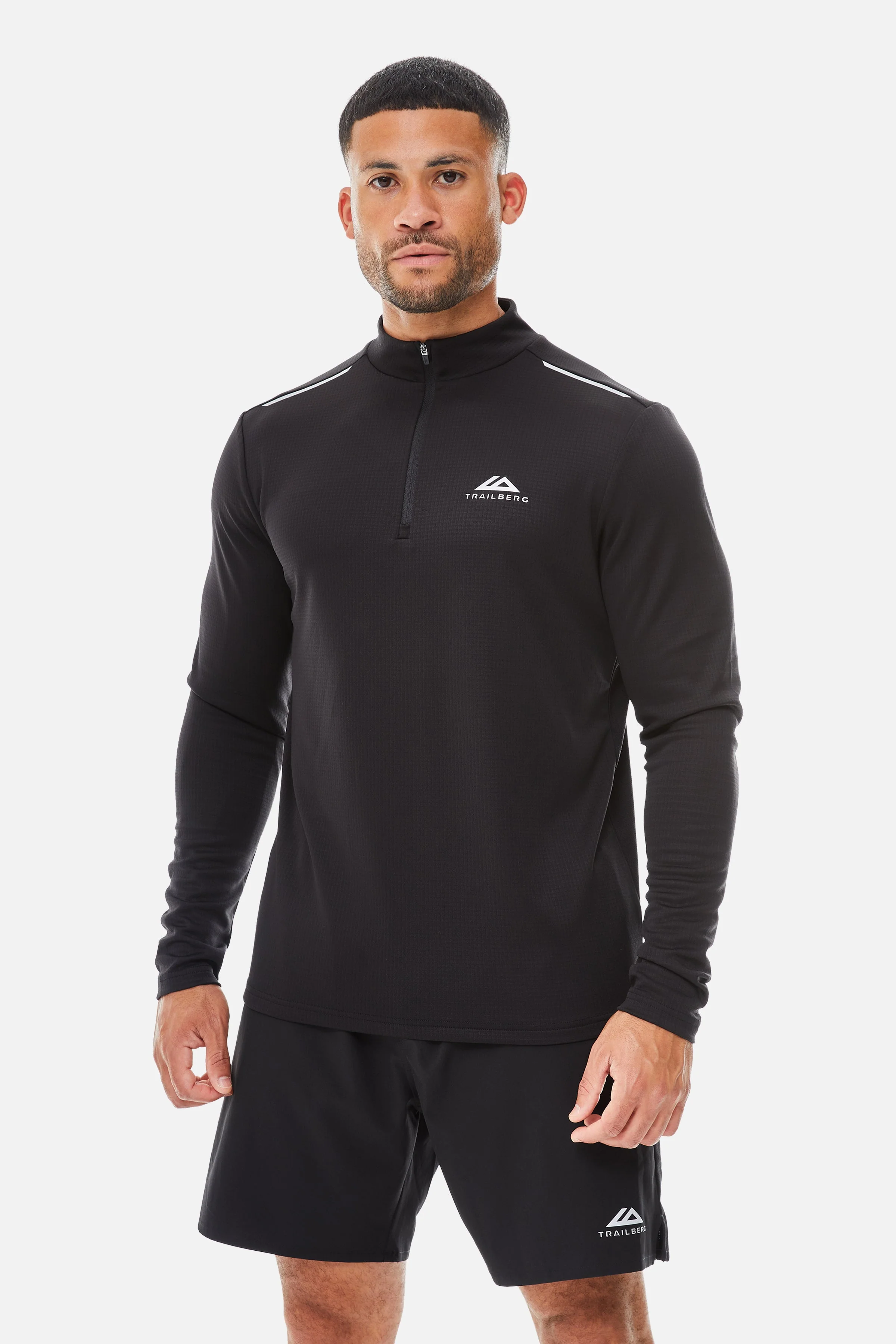 Focus Essentials 2.0 1/4 Zip Twinset - Black - Image 3