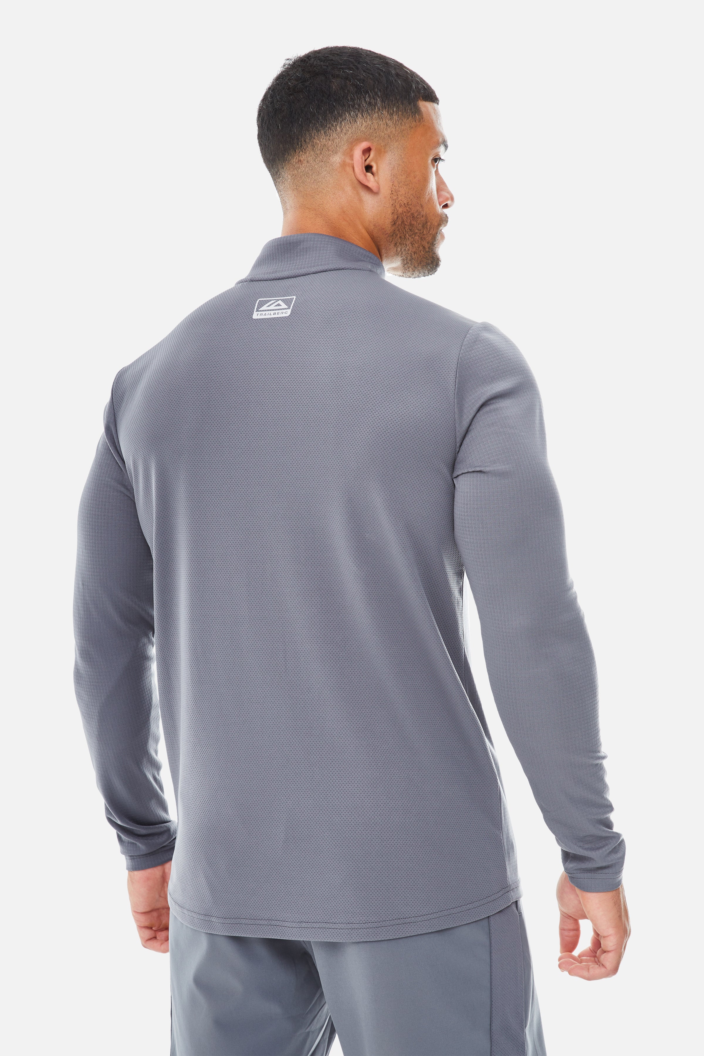 Focus Essentials 2.0 1/4 Zip Twinset - Storm Grey - Image 4