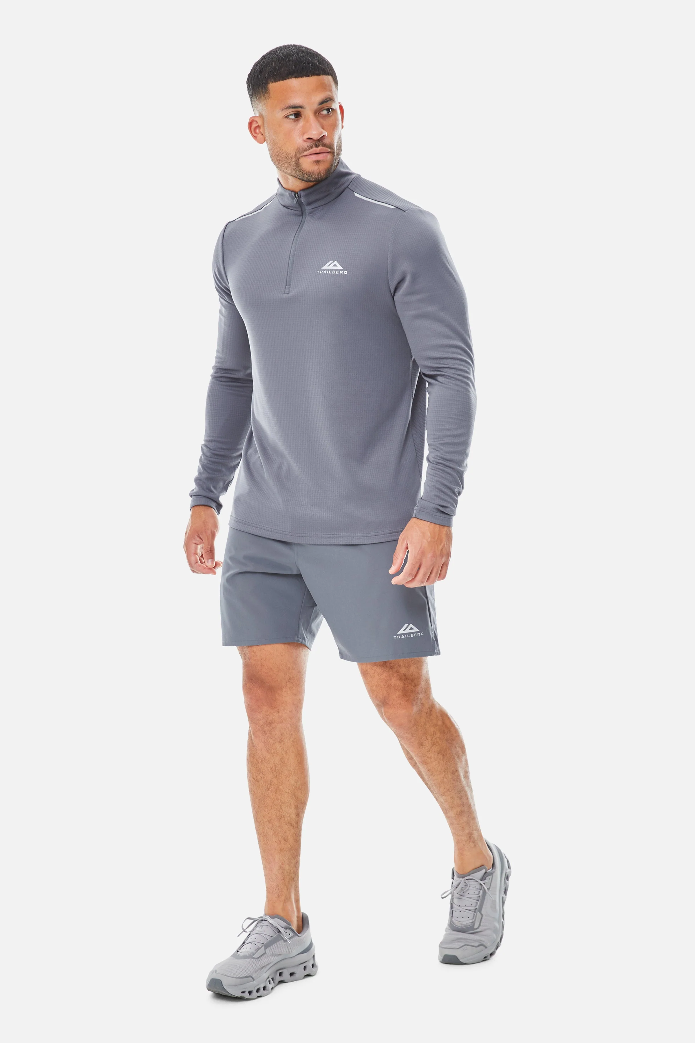 Focus Essentials 2.0 1/4 Zip Twinset - Storm Grey - Image 5