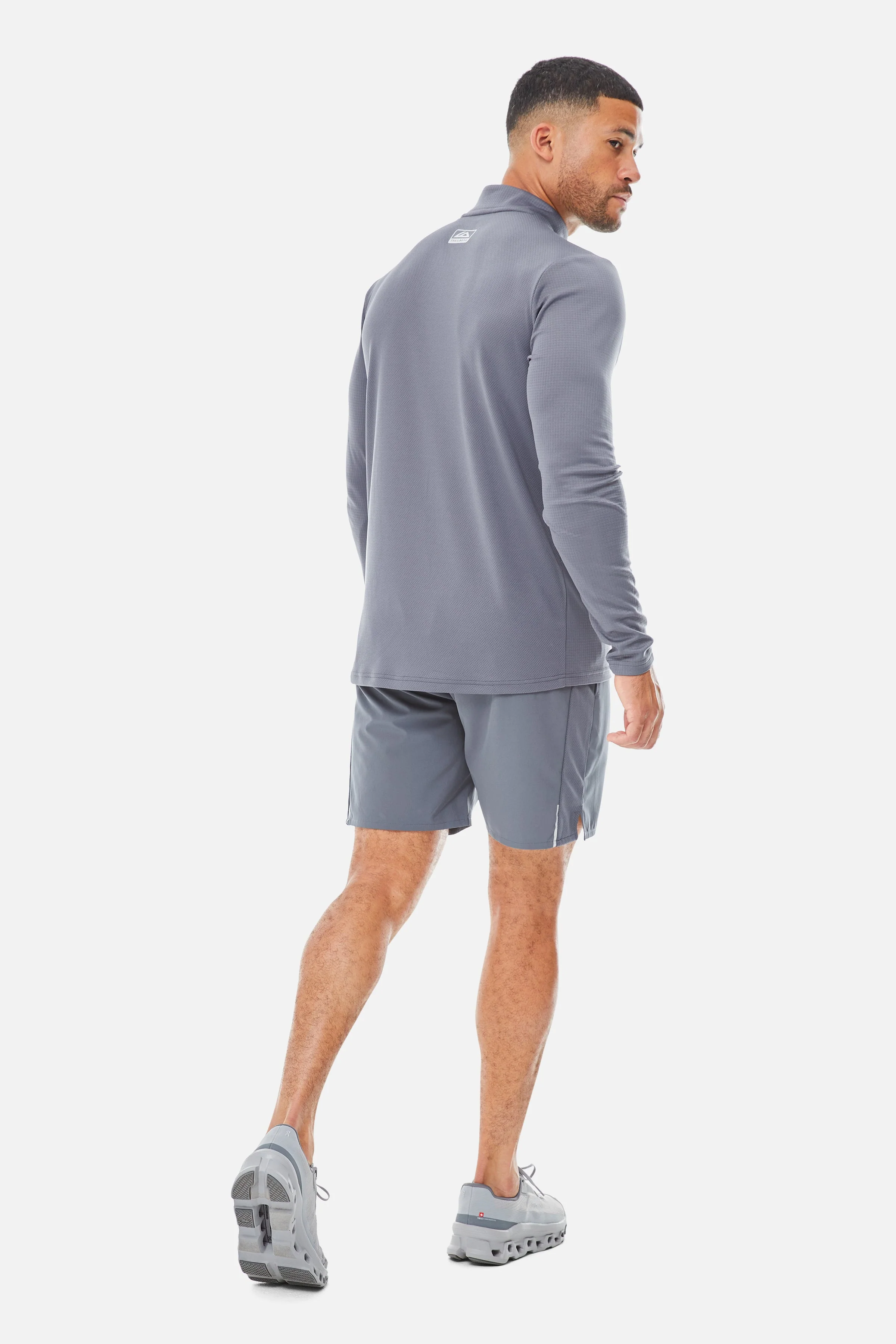 Focus Essentials 2.0 1/4 Zip Twinset - Storm Grey - Image 6