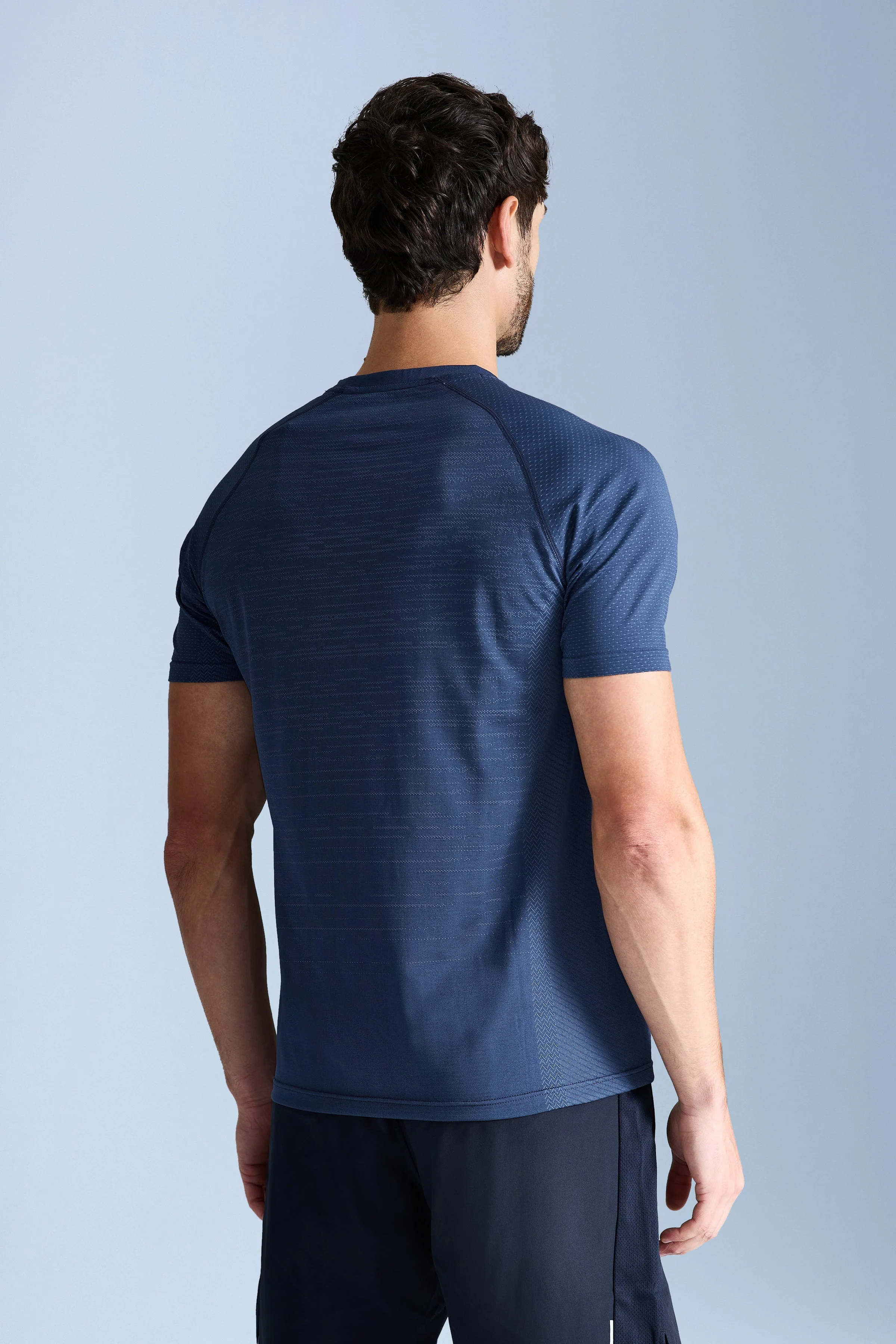 Form Seamless Tee - Aqua Eclipse/Amethyst Blue - Image 3