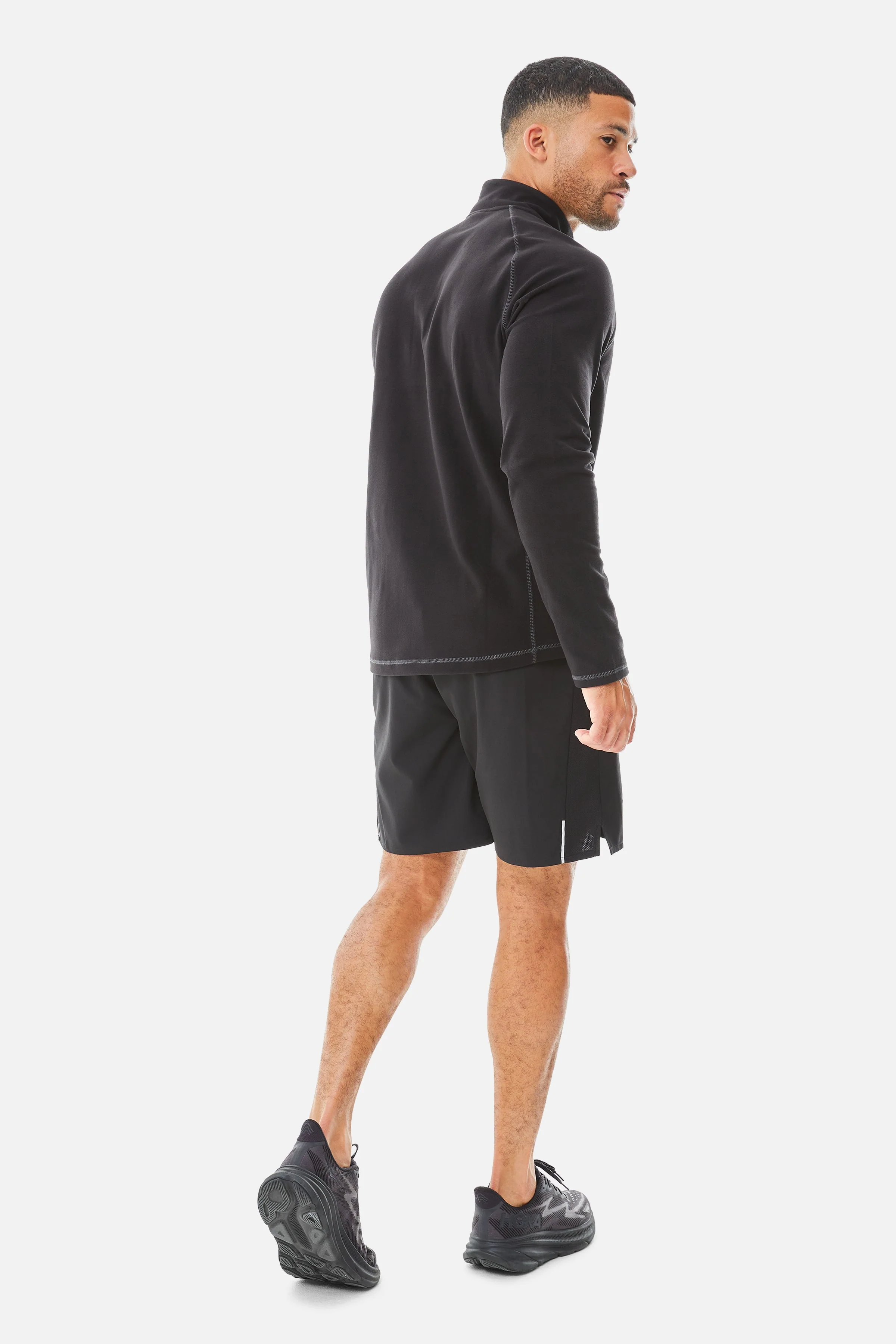 Radius 1/4 Zip Fleece - Black - Image 4