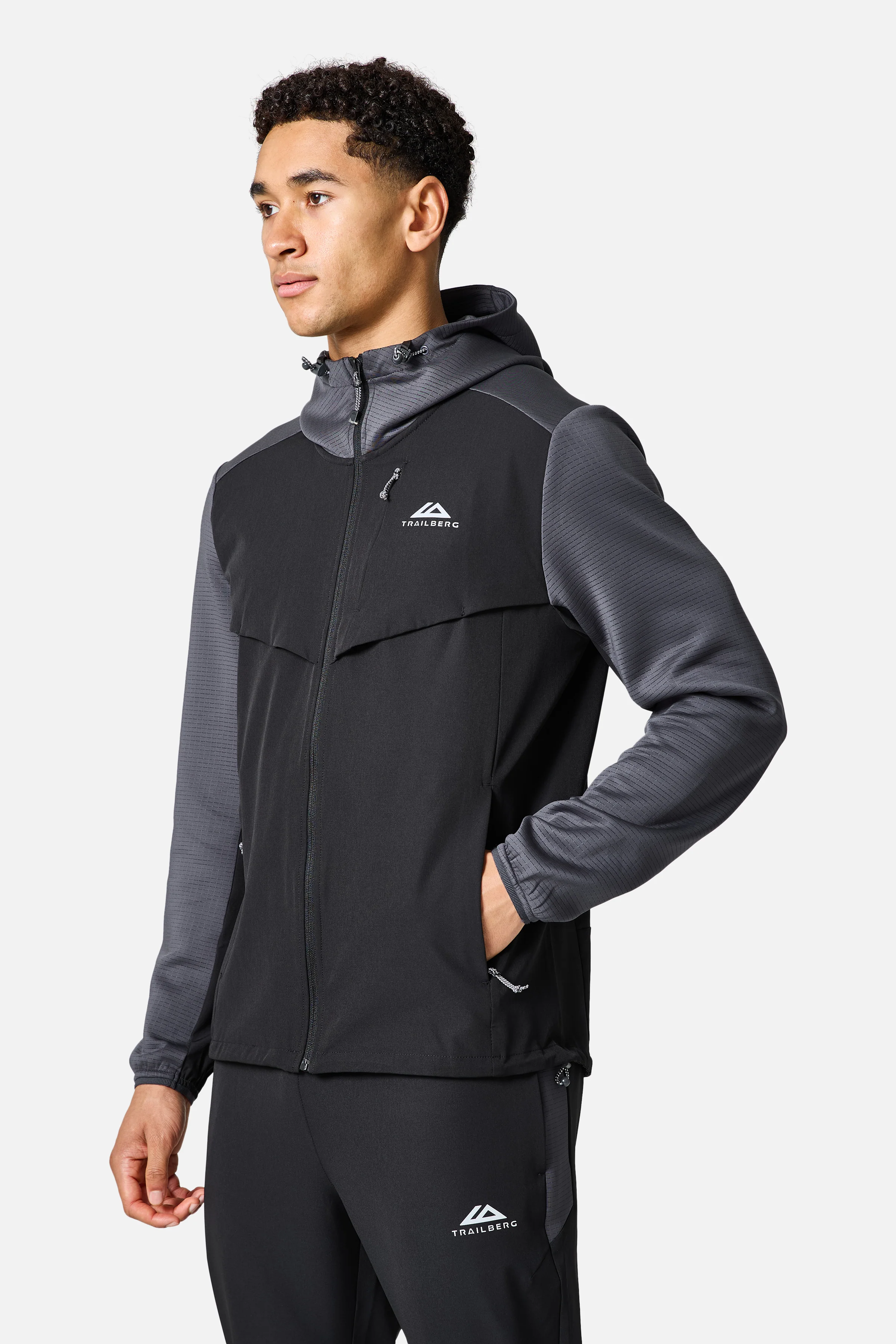 Rapid Dash 2.0 Tracksuit - Black/Volcano Grey - Image 5